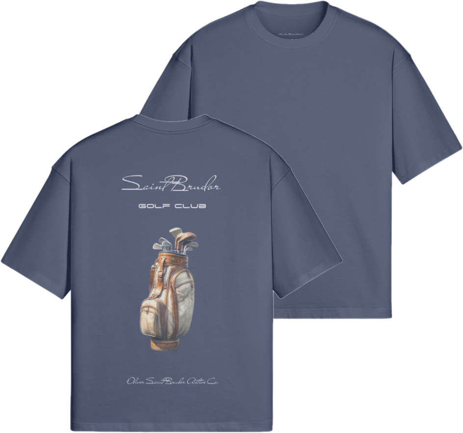 "Golf Club" - Golf Bag Light Logo T-shirt