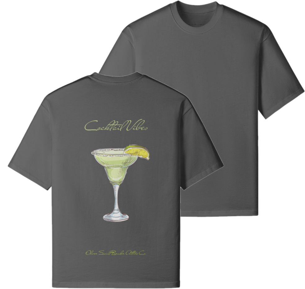 "Aesthetic" - Green Martini Cocktail Vibes T-shirt