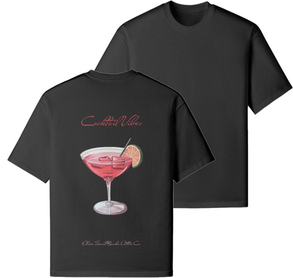 "Aesthetic" - Pink Martini Cocktail Vibes T-shirt