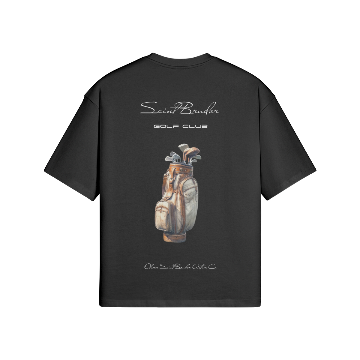 "Golf Club" - Golf Bag Light Logo T-shirt