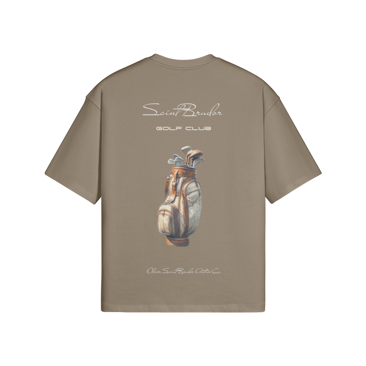 "Golf Club" - Golf Bag Light Logo T-shirt