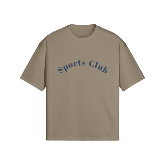 "Sports Club" - Blue Logo T-shirt