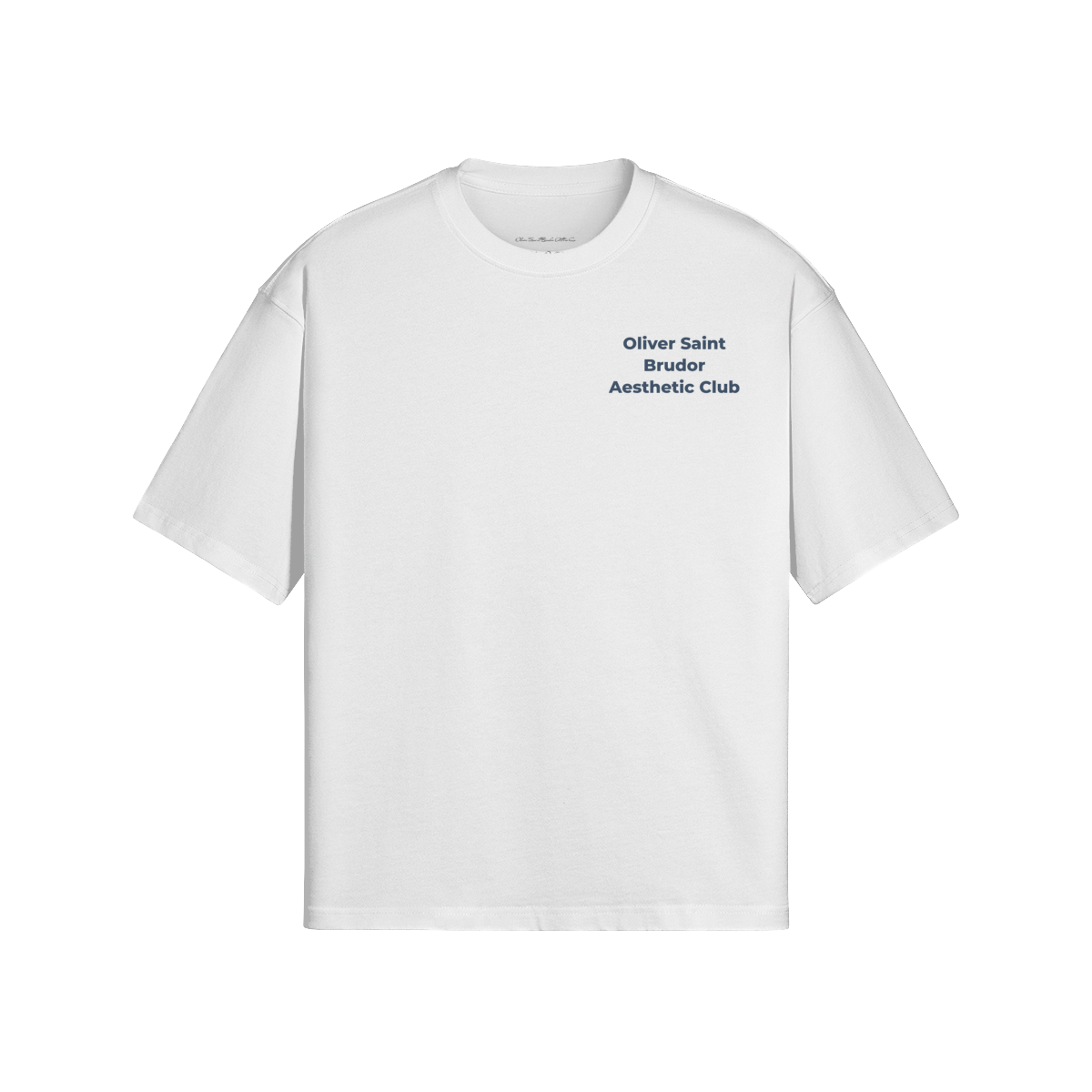 "Aesthetic" - Blue Logo T-shirt