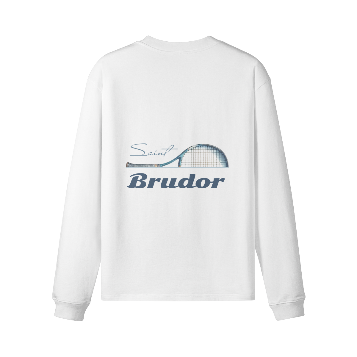 "Tennis" - Sports Club Half Racket Crew Neck