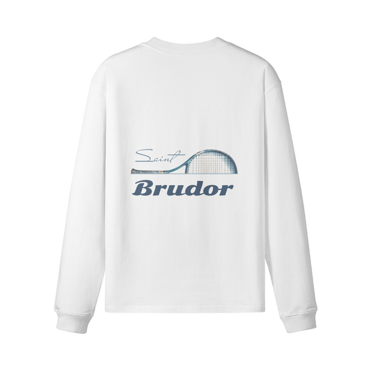 "Tennis" - Sports Club Half Racket Crew Neck