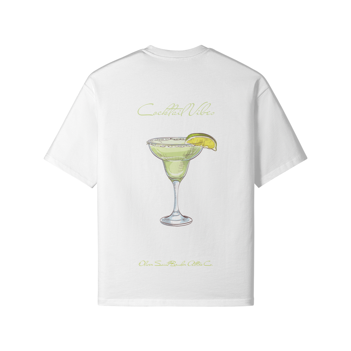 "Aesthetic" - Green Martini Cocktail Vibes T-shirt