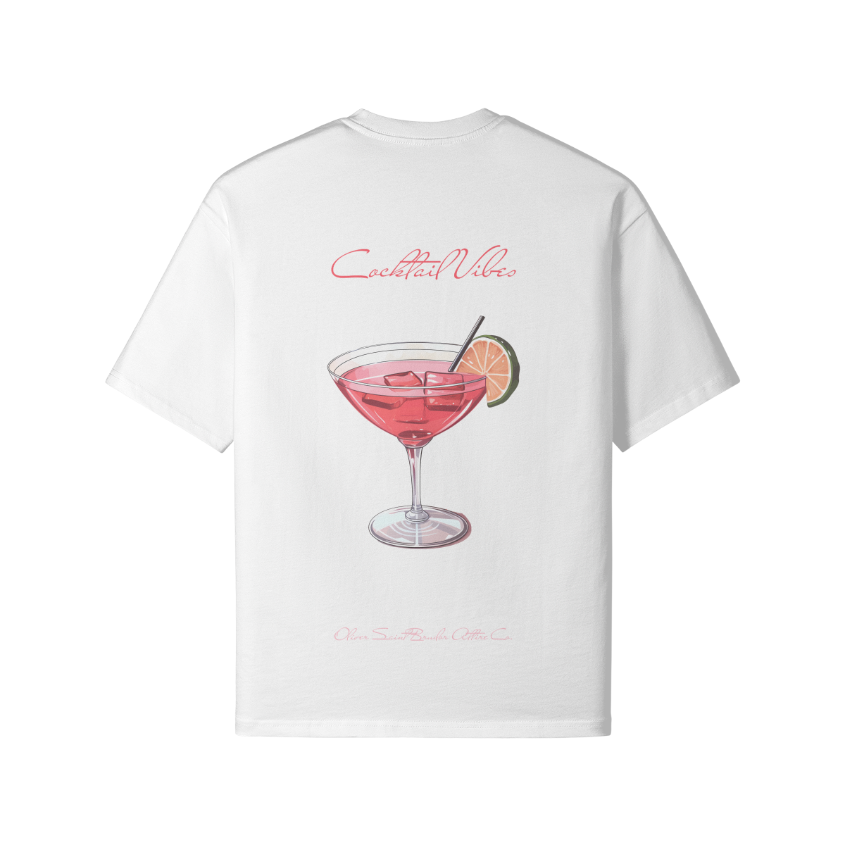 "Aesthetic" - Pink Martini Cocktail Vibes T-shirt